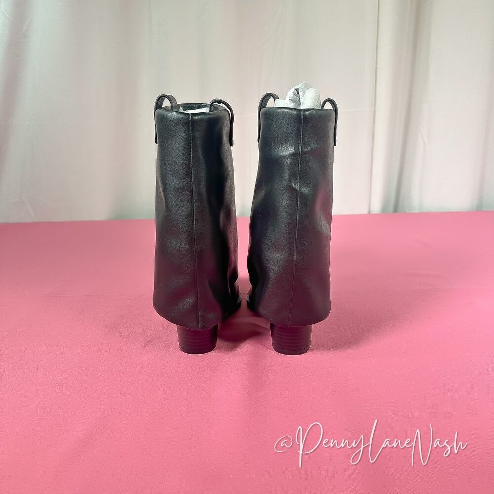 Steve Madden Lark Black Pointed Toe Ankle Booties Size 7.5M NEW - Picture 8 of 14